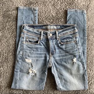 AEO | Super Skinny Distressed Jeans